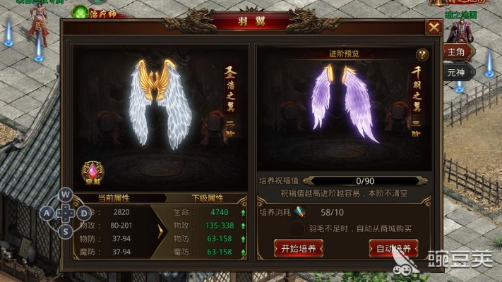 (龙腾传世羽翼羽化等级)探秘龙腾传世：羽翼进阶数据与成长攻略全面解析